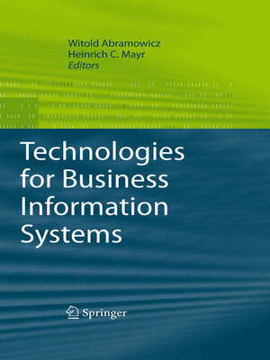 cover image of Technologies for Business Information Systems